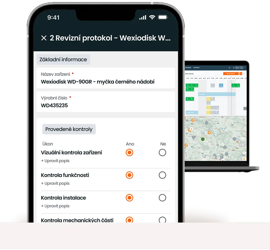 Montáž a servis gastrozařízení s mWork365